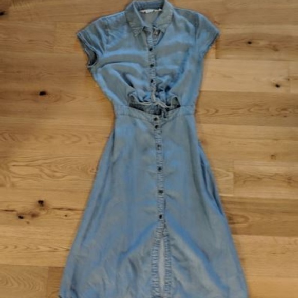 & other stories denim dress